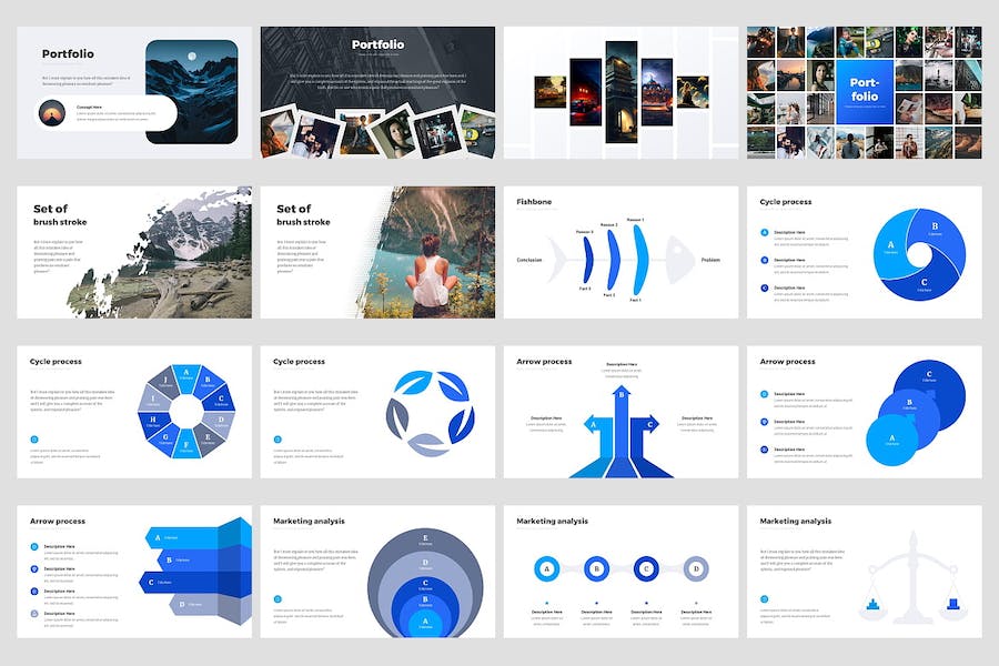 创意大气营销解决方案企业介绍展示商业合作年计划总结通用keynote模板 - 顶尖PPT