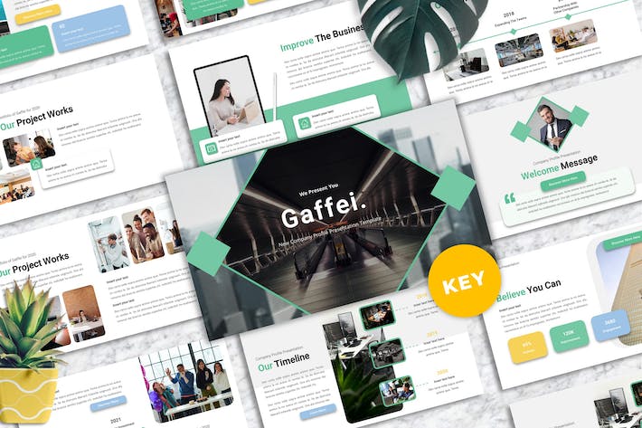 公司企业简介介绍展示Keynote模板 - 顶尖PPT