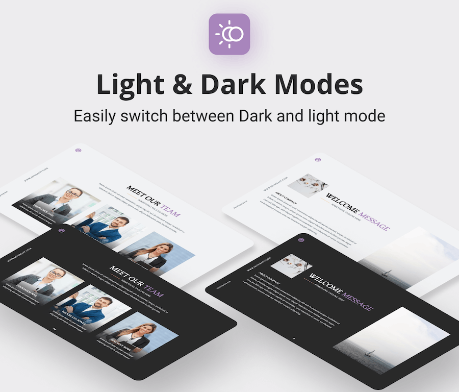 极简多用途商务汇报PPT模板 - 顶尖PPT