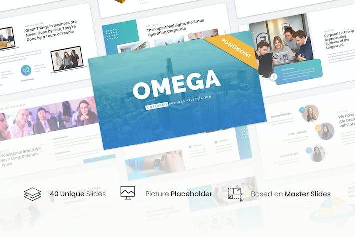 企业商务品牌形象展示PPT模板 - 顶尖PPT