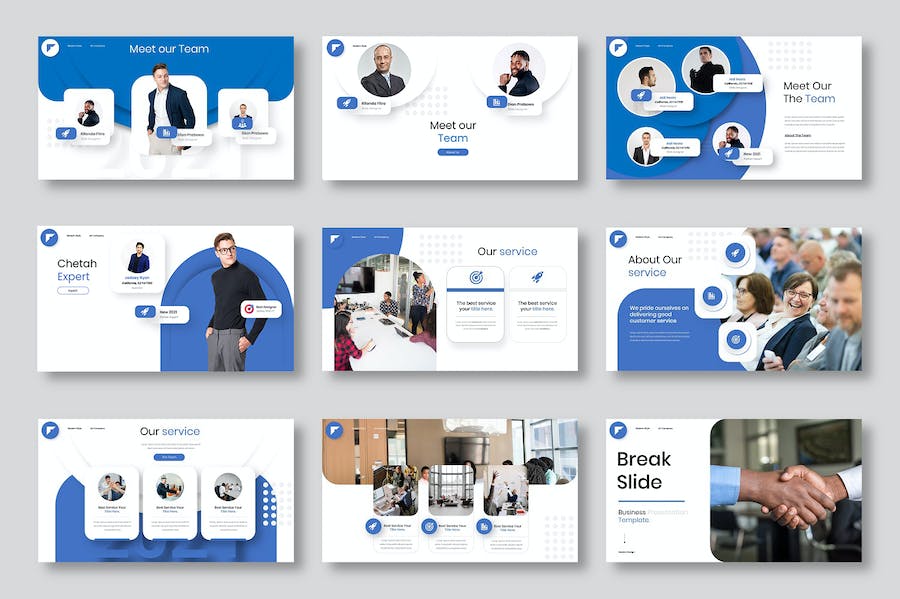 商业企业发展战略方案Keynote模板 - 顶尖PPT