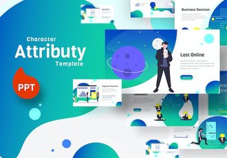 精美大气卡通商务风商业计划合作商务图形PPT模板 - 顶尖PPT