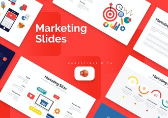 企业品牌营销推广策划方案信息图PPT模板 - 顶尖PPT