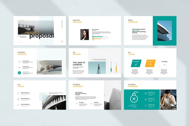 项目提案商业计划书Keynote模板 - 顶尖PPT