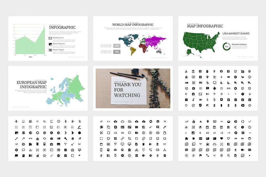 多场景商务办公工作汇报通用PPT模板 - 顶尖PPT
