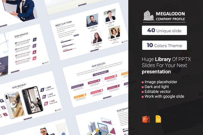 企业公司简介商务演示PPT模板 - 顶尖PPT