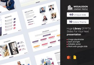 企业公司简介商务演示PPT模板 - 顶尖PPT