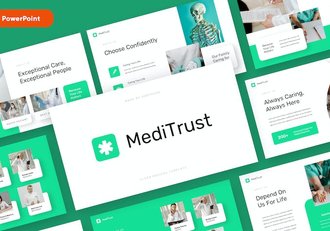 医疗信托健康管理咨询服务PPT模板 - 顶尖PPT