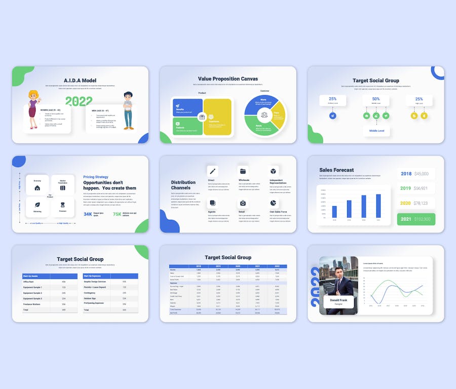 年度商业计划书国外高级PPT模板 - 顶尖PPT