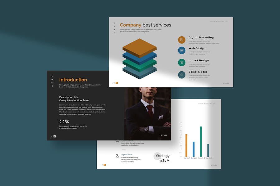 企业商业计划书项目方案PPT模板 - 顶尖PPT