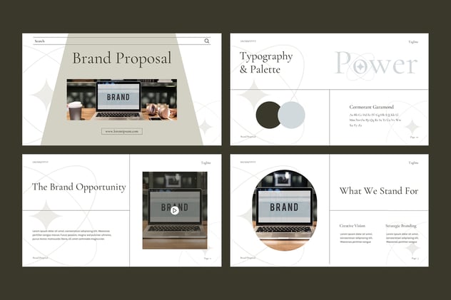 企业品牌形象设计提案策划方案PPT模板 - 顶尖PPT