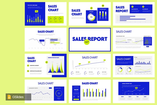 销售数据图表图形PPT模板 - 顶尖PPT