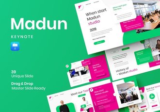 商业企业投资合作方案展示Keynote模板 - 顶尖PPT