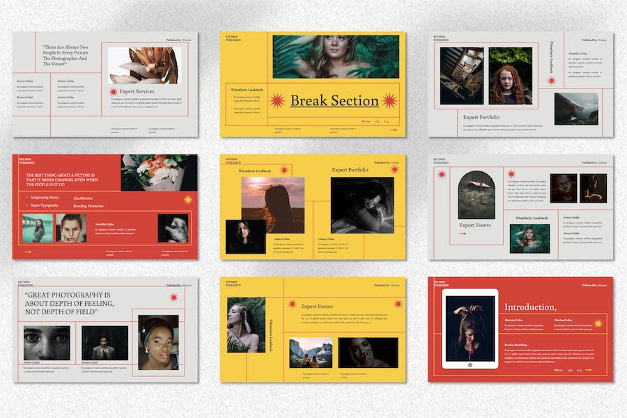 3D建模领域作品介绍展示PPT模板 - 顶尖PPT