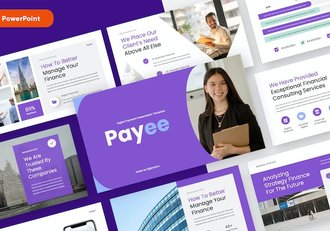 数字金融支付系统方案PPT模板 - 顶尖PPT