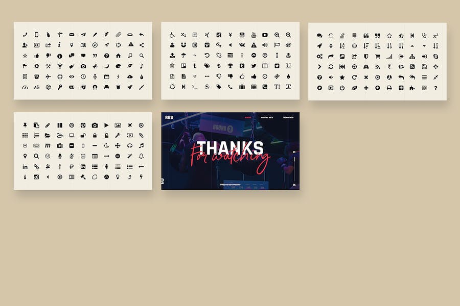 拳击武术培训机构宣传介绍keynote模板 - 顶尖PPT