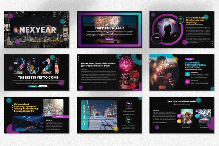 新年展望总结规划目标实现Keynote模板 - 顶尖PPT