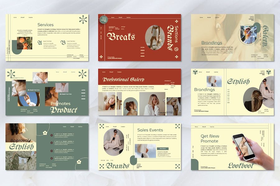 复古风格书籍古董展示讲座PPT模板 - 顶尖PPT