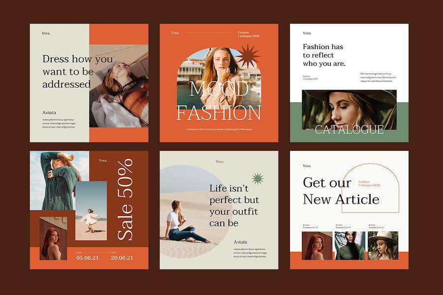 高级Instagram社交媒体故事Keynote模板 - 顶尖PPT