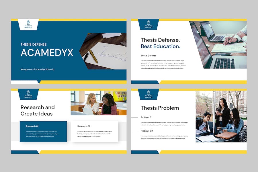 学位论文答辩展示演讲PPT模板 - 顶尖PPT