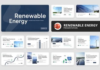 可再生能源项目介绍展示PPT模板 - 顶尖PPT