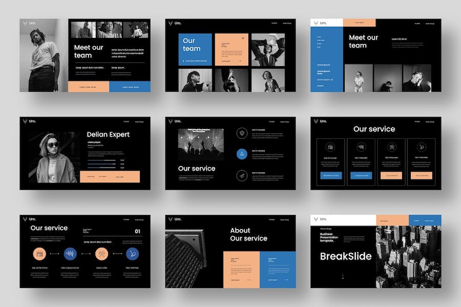 高端大气摄影展示产品营销策划品牌展示商务多用途PPT模板 - 顶尖PPT