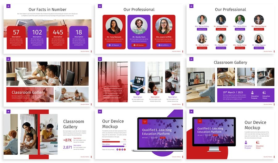 大学教育培训机构PPT模板 - 顶尖PPT