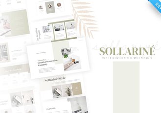 简约家居装修家居展示室内设计主题keynote模板 - 顶尖PPT