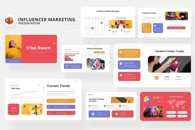 网红营销策划PPT模板 - 顶尖PPT