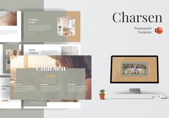 室内设计家居装修方案展示PPT模板 - 顶尖PPT