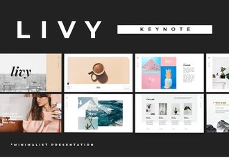 时尚潮流生活方式品牌展示Keynote模板 - 顶尖PPT