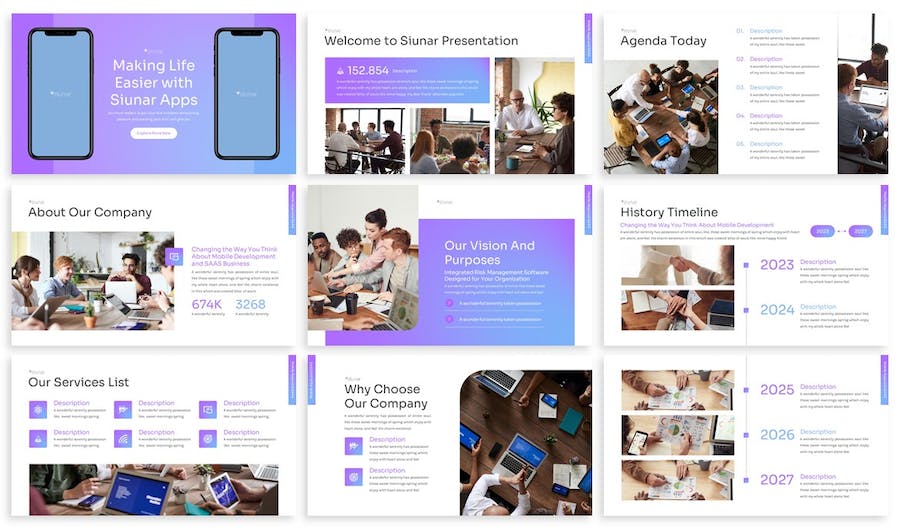 移动应用程序APP开发推广keynote模板 - 顶尖PPT