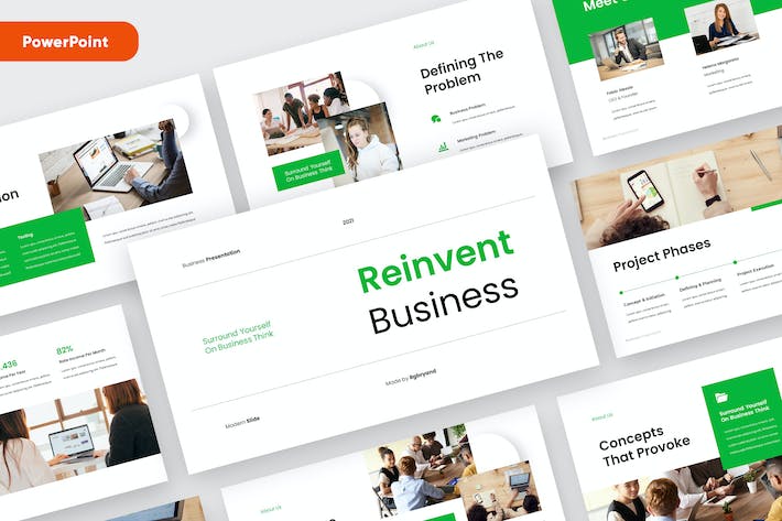 商业重塑计划推介PPT演示模板 - 顶尖PPT