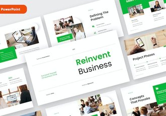 商业重塑计划推介PPT演示模板 - 顶尖PPT