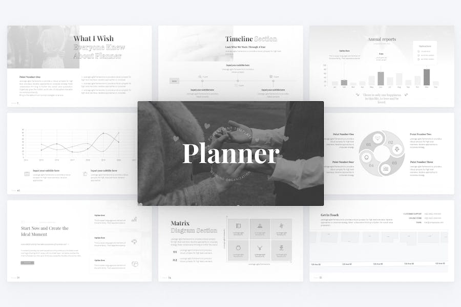 婚礼活动策划组织keynote模板 - 顶尖PPT