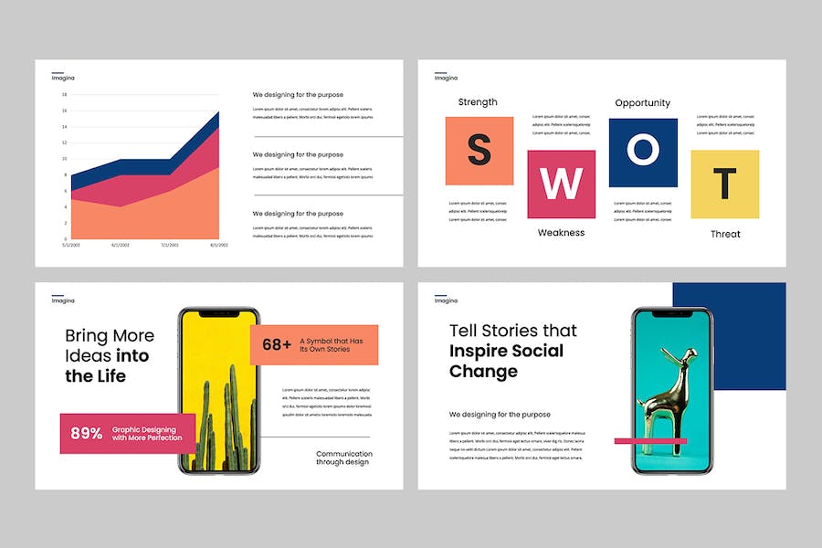 创意现代设计方案展示PPT模板 - 顶尖PPT