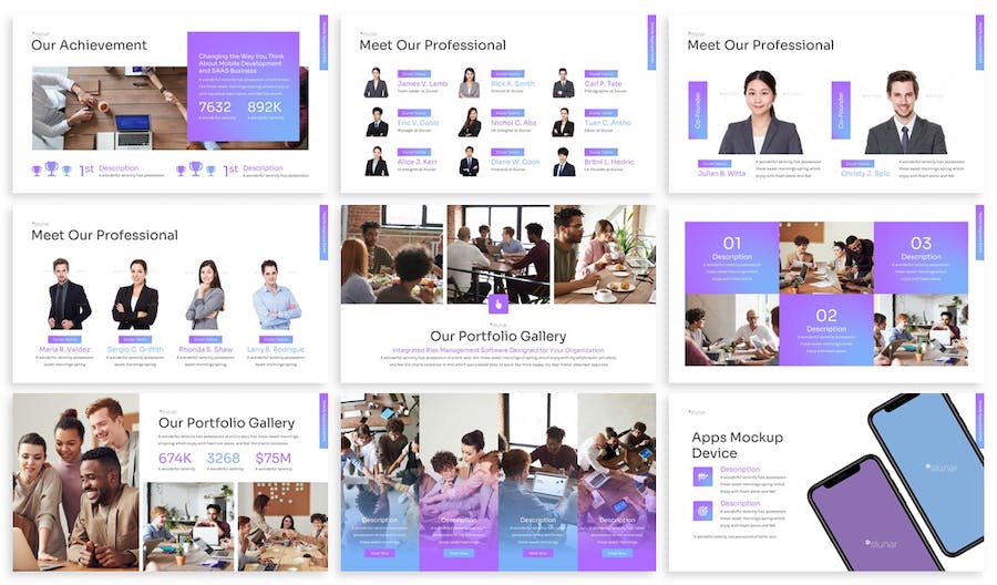 移动应用程序APP开发推广keynote模板 - 顶尖PPT
