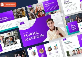 学校教育招生入学宣传方案PPT模板 - 顶尖PPT