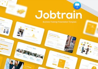 商务培训工作流程商业商务keynote模板 - 顶尖PPT