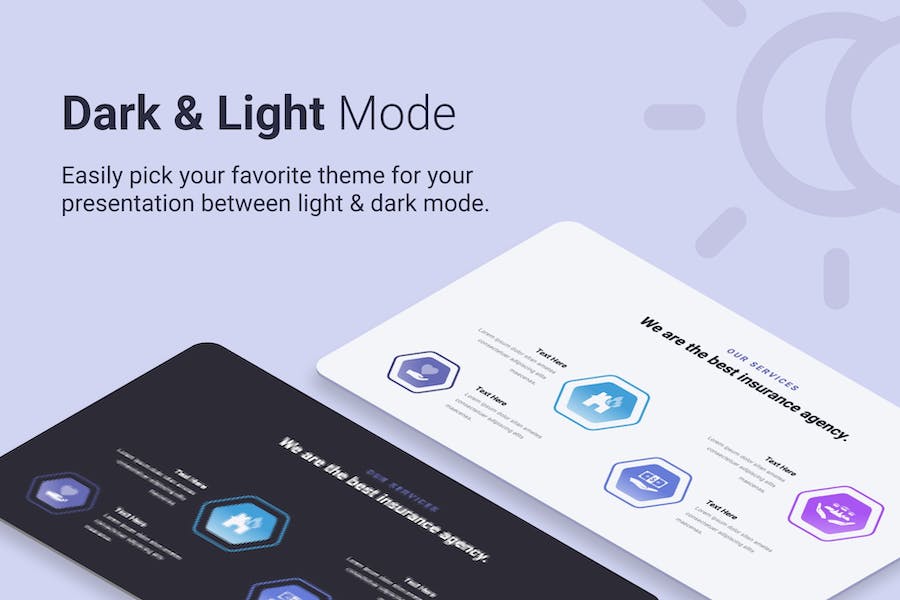 保险代理行业业务展示PPT模板 - 顶尖PPT