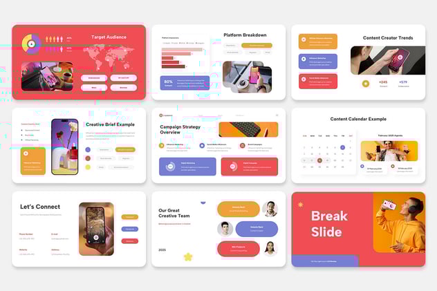 网红营销策划PPT模板 - 顶尖PPT