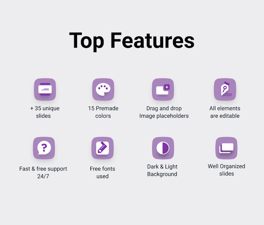 极简多用途商务汇报PPT模板 - 顶尖PPT