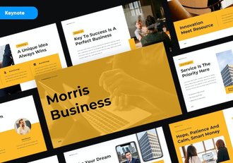 商务主题演讲方案展示Keynote模板 - 顶尖PPT