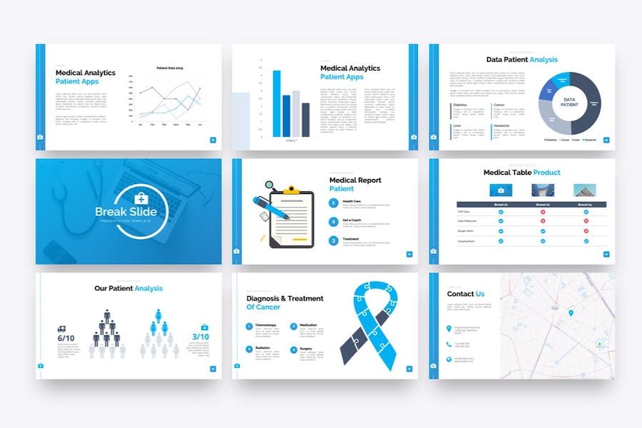 医疗领域专业知识科普展示Keynote模板 - 顶尖PPT