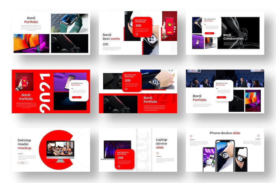 商务极简风品牌介绍展示PPT模板 - 顶尖PPT