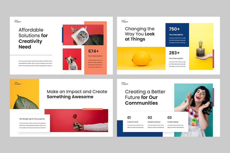 创意现代设计方案展示PPT模板 - 顶尖PPT