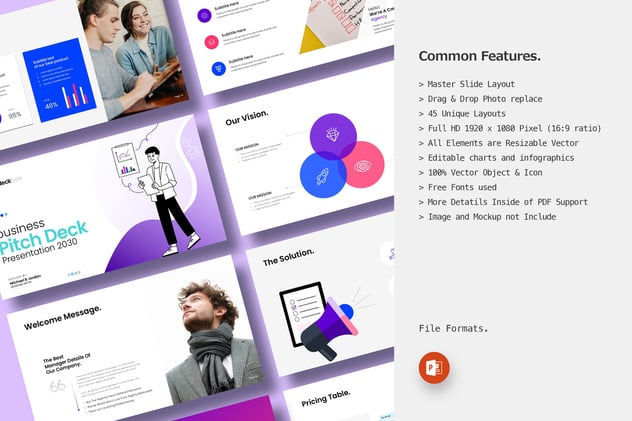 创意商业计划书融资路演PPT模板 - 顶尖PPT