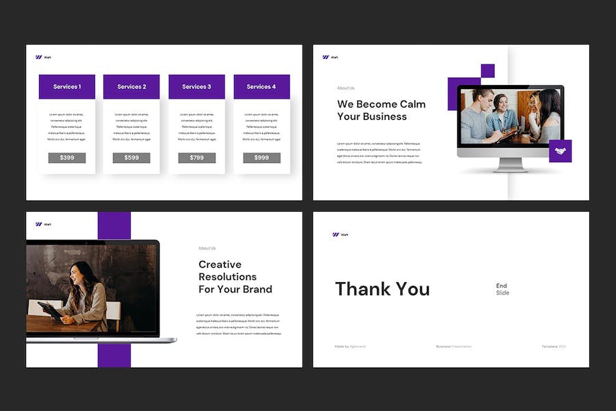 商业营销主题keynote模板模板 - 顶尖PPT