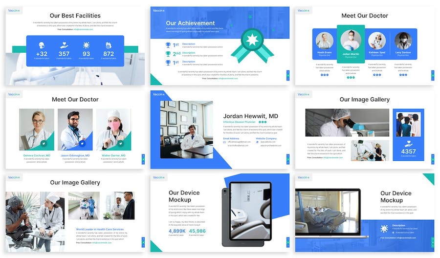 疫苗医疗医学研究keynote模板 - 顶尖PPT