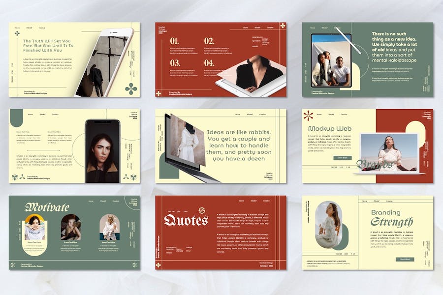 复古风格书籍古董展示讲座PPT模板 - 顶尖PPT